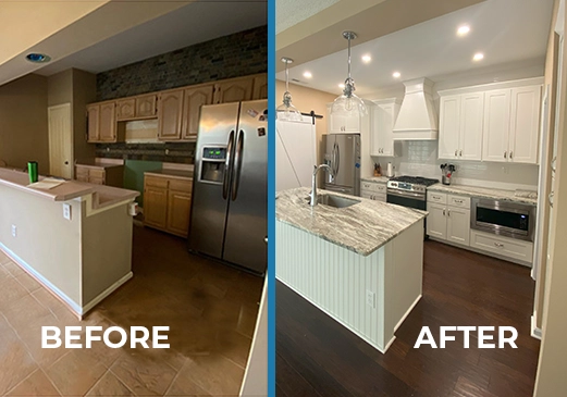 before and after kitchen virginia beach