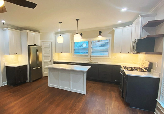 kitchen renovation virginia beach blue cabinets